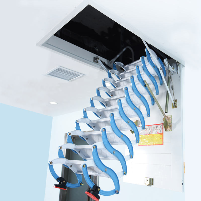 碳钢材质伸缩楼梯