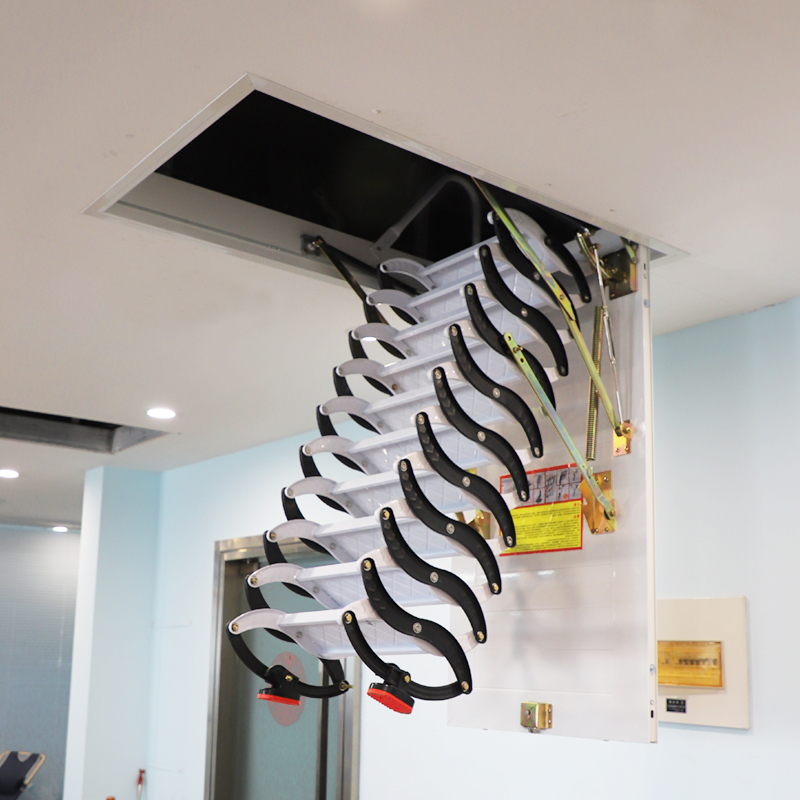 碳钢材质伸缩楼梯